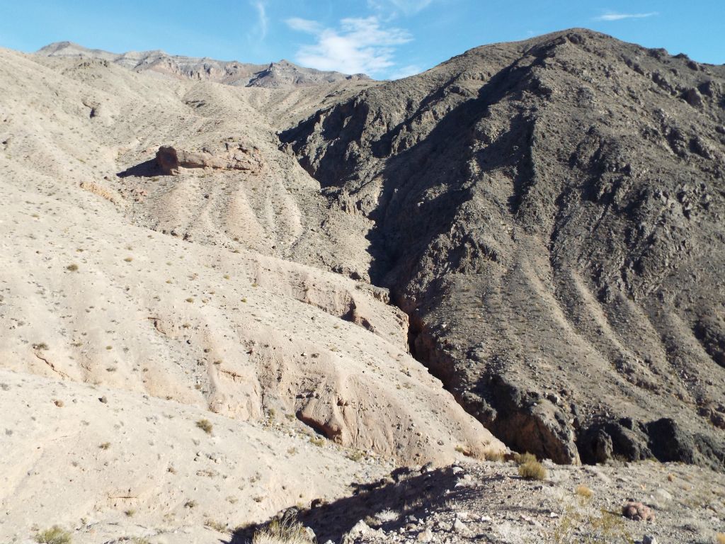 This view shows the actual head of Little Arches Canyon: