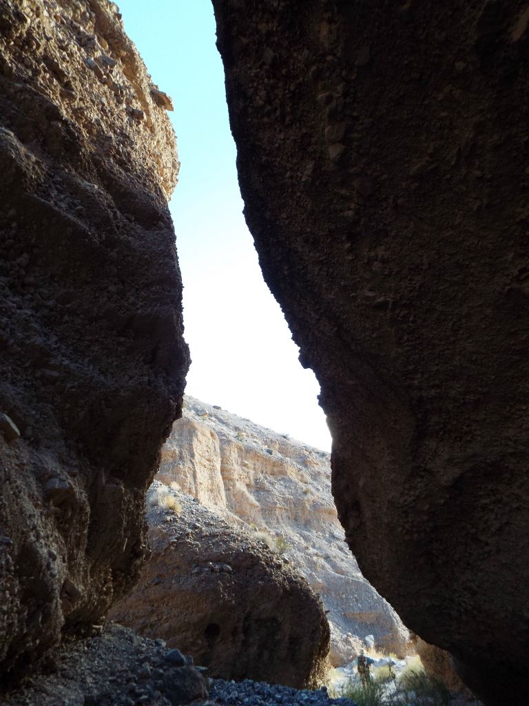 Very impressive high narrows in Upper Little Arches Canyon:
