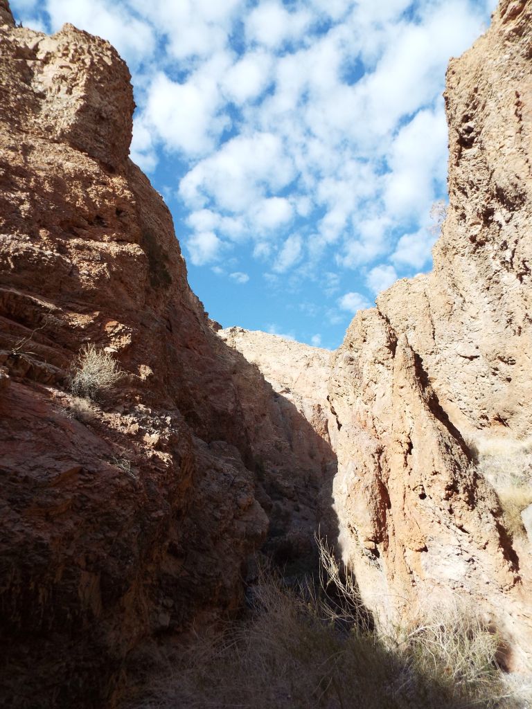 The sky above the high walls added to the beauty: