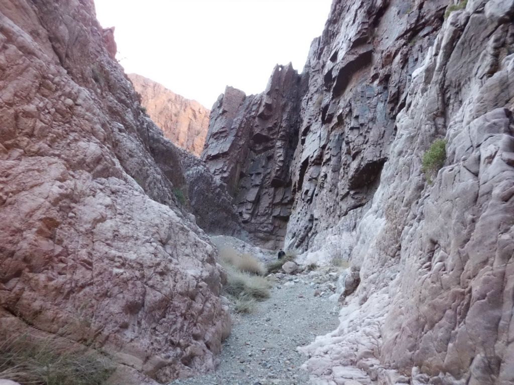 Around the bend we continued hiking through more narrows: