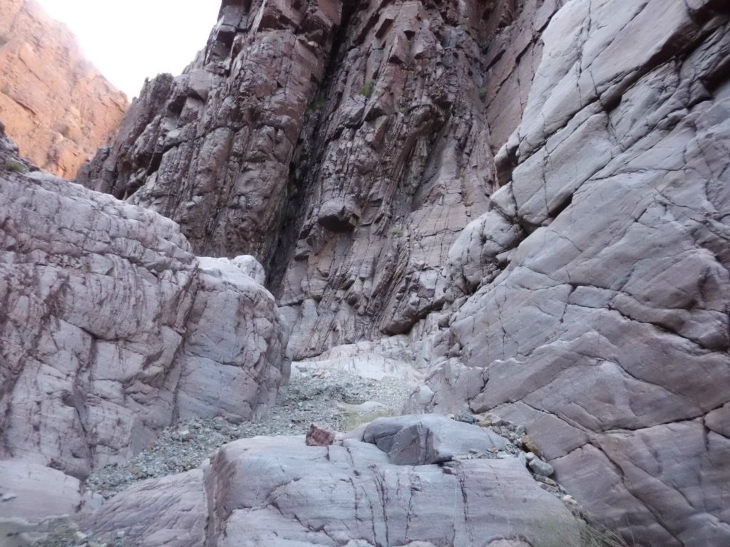 As you can see in the next two pictures, light and dark purple colors were really taking over the canyon:
