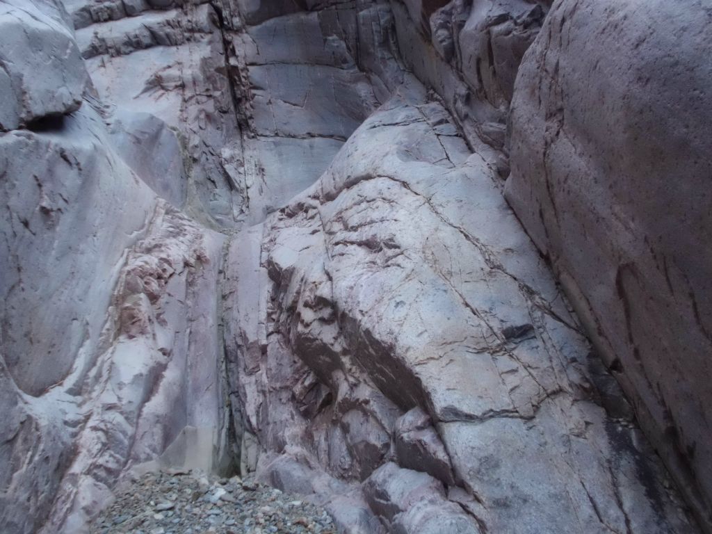 Another set of minor dry falls that we had to climb down.  But it wasn't as hard as it looks:
