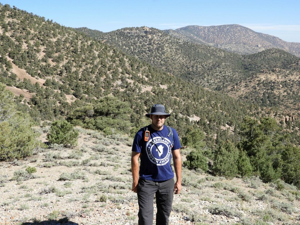 A picture of me standing on the first plateau: