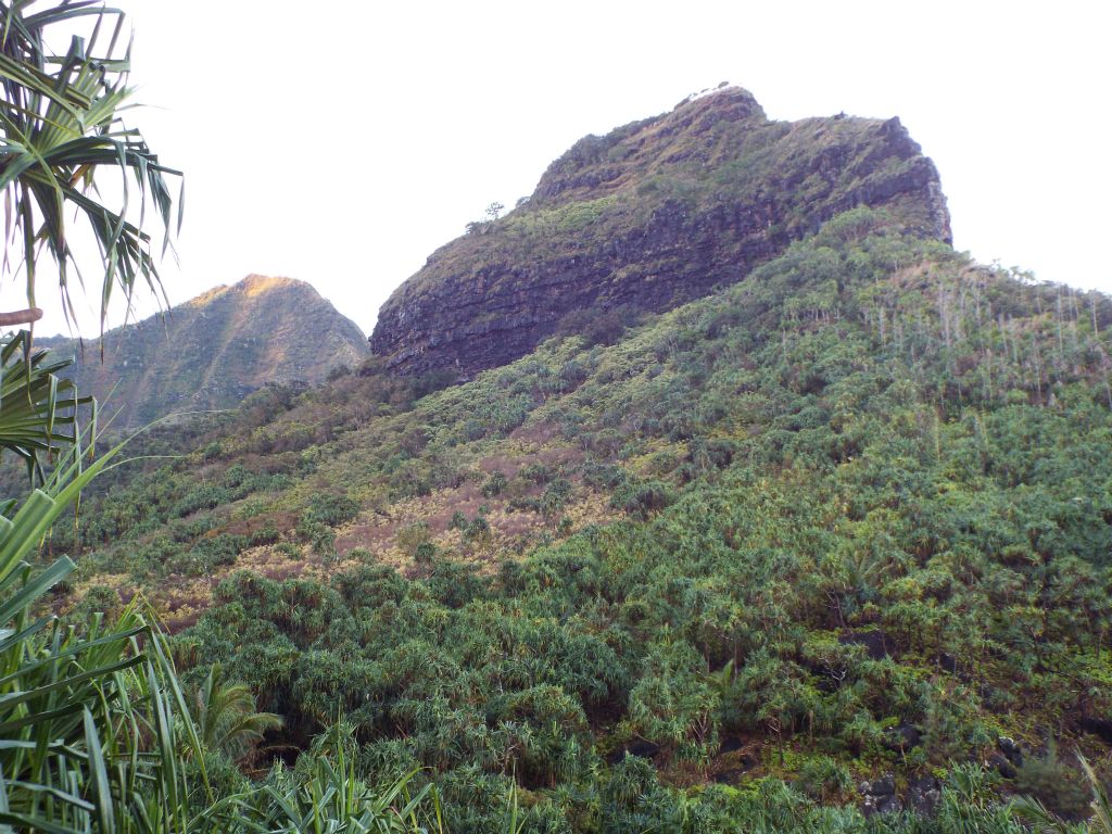 Na Pali literally means "the cliffs" and well describes this area: