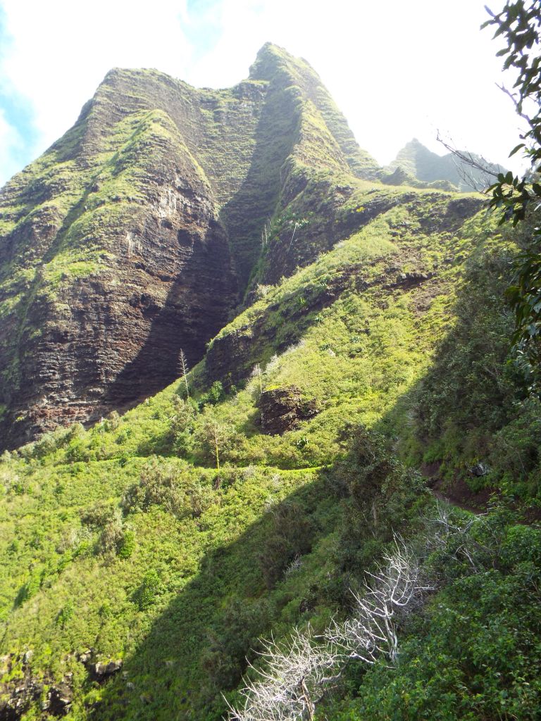 The scenery gets even more spectacular as the trail draws closer to Kalalau Valley: