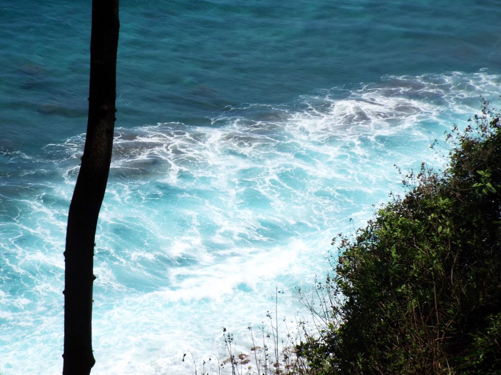 As the blue water of the Pacific grew closer, we could now see and hear the sound of crashing waves far below: