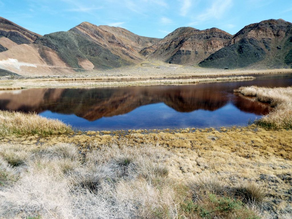 Another picture revealing the beautiful reflection on the crystal clear water of the ponds: