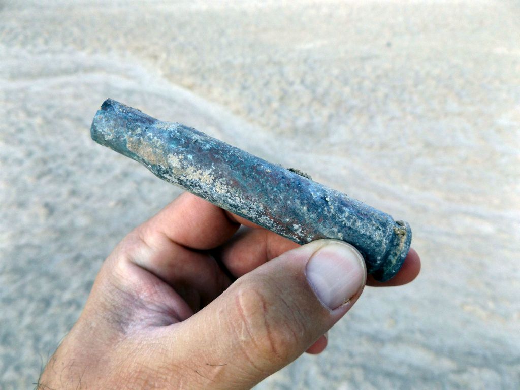 As with every hike in the Owlsheads, we found bullet shells scattered across the ground: