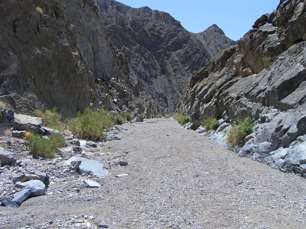 An even closer look at the lower part of The Corridor.  Beyond here, the canyon turns to the right.  To see Lower Corridor Canyon, click on my Trip Report on the main page: