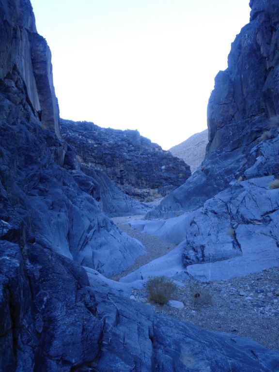 Small twisting cascades where you can imagine the water flowing down during rainstorms: