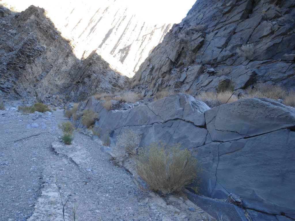 The angles of the canyon walls are interesting to check out:
