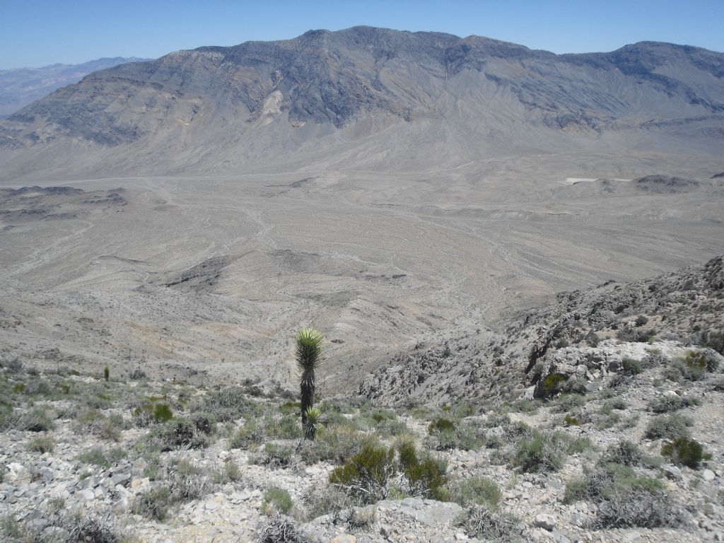 Looking straight across at Tin Mountain, a future challenge that awaits: