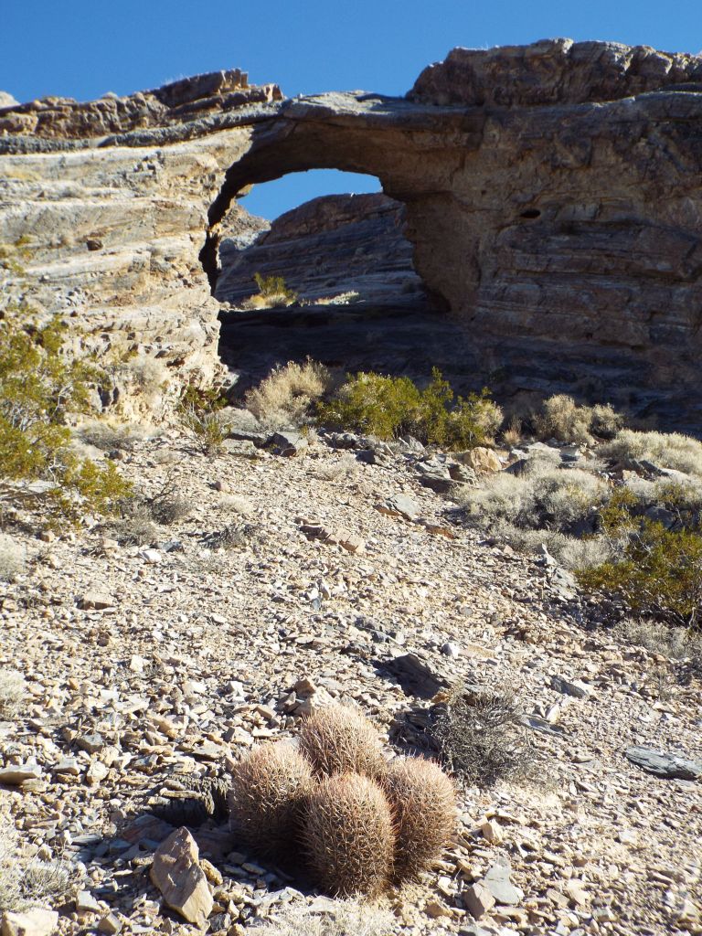I eventually worked my way down below the arch.  The next two pictures show views from below it:
