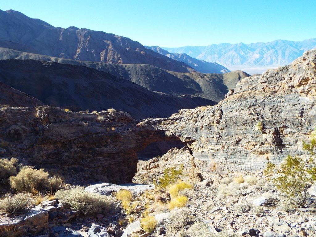 This view is taken from the end of the very short canyon: