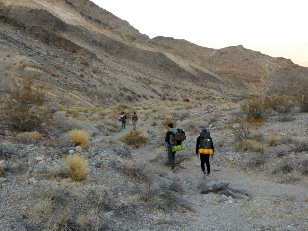 After packing up camp, there was still new terrain to pass through since this was a loop hike: