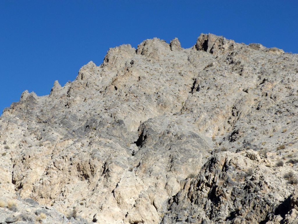 Some impressive jagged formations across the top of this high ridge: