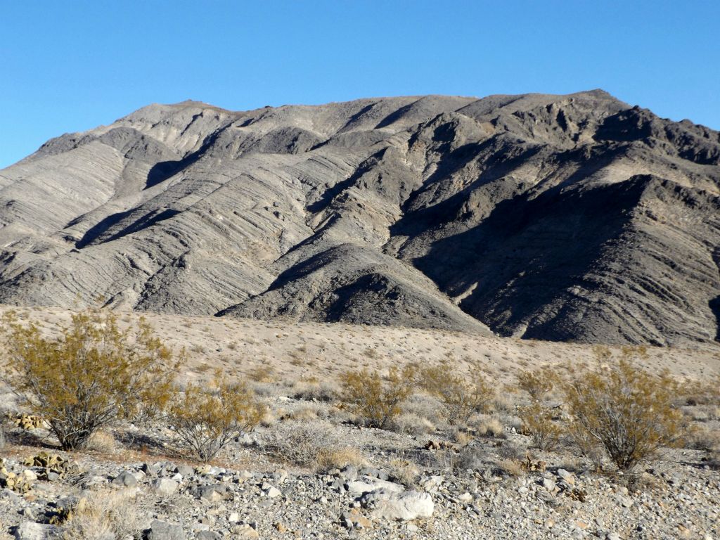 There were some really nice hillsides that we passed by.  Notice the natural lines running across the surface of the rock: