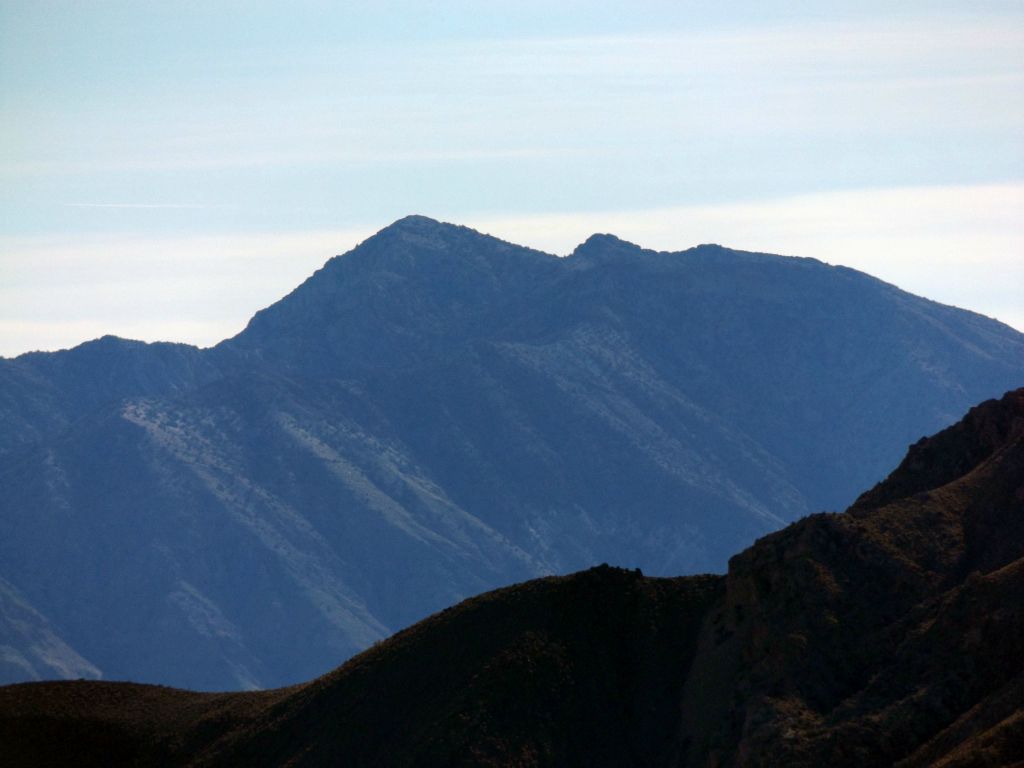 A good view of Tin Mountain (8,953 feet), a summit that I reached about 7 years earlier: