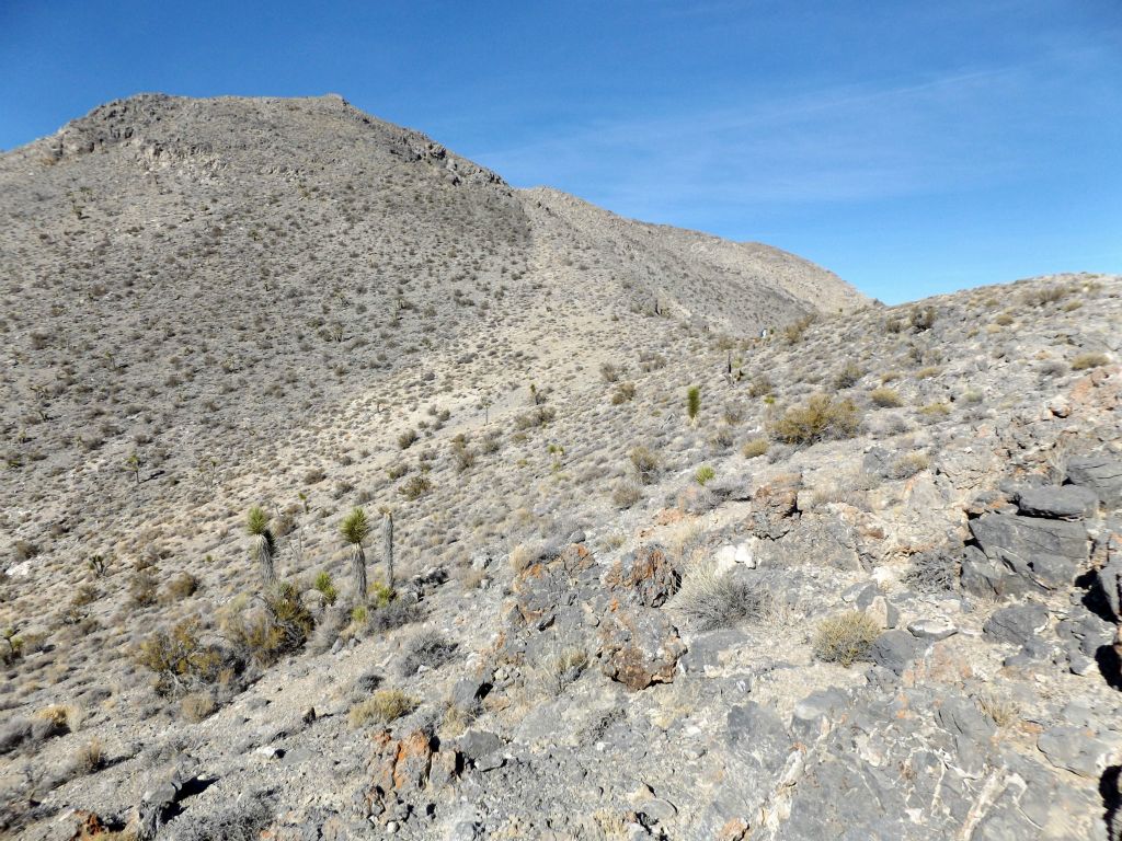 As we circled around on the ridge, the route to the summit became clearer: