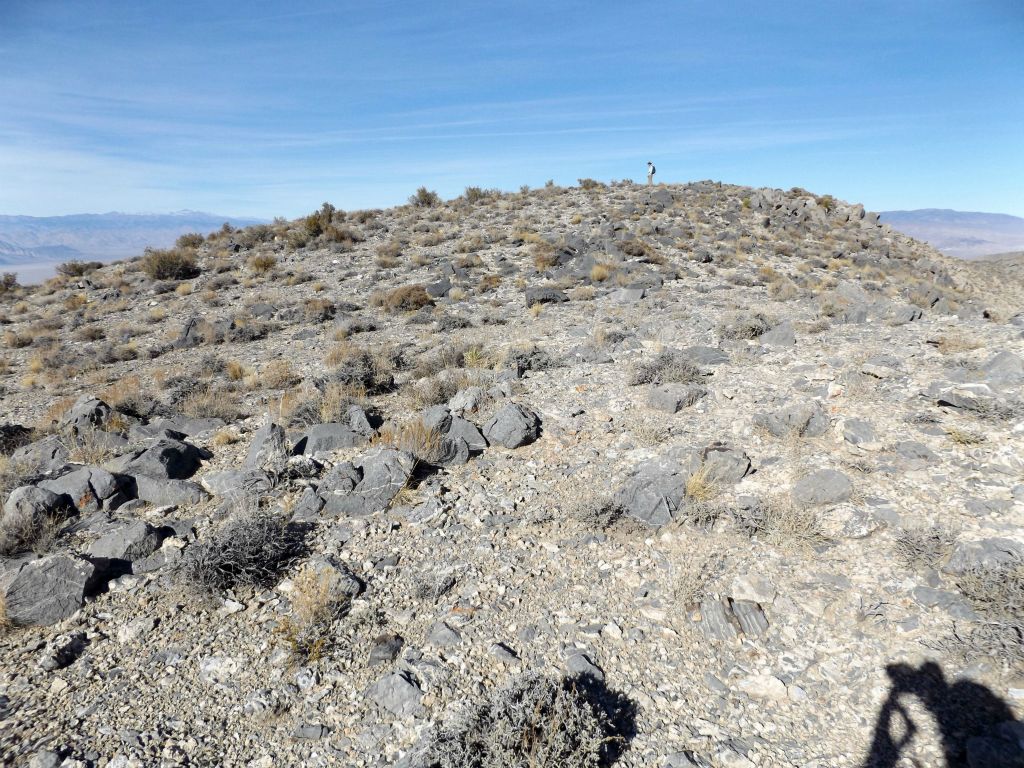 Arriving on the summit of P6980 after several years of hoping to do this hike: