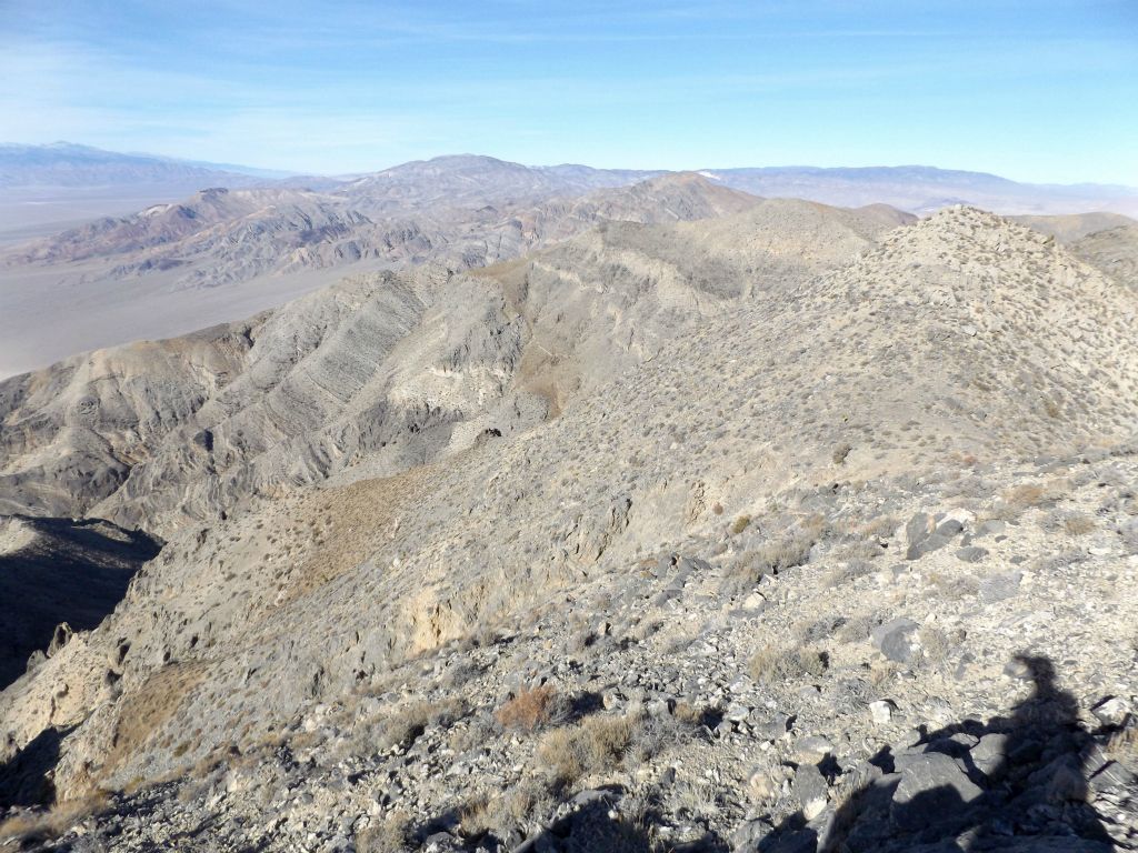 Now we get to some of the other views from P6980.  This is looking to the north from the summit: