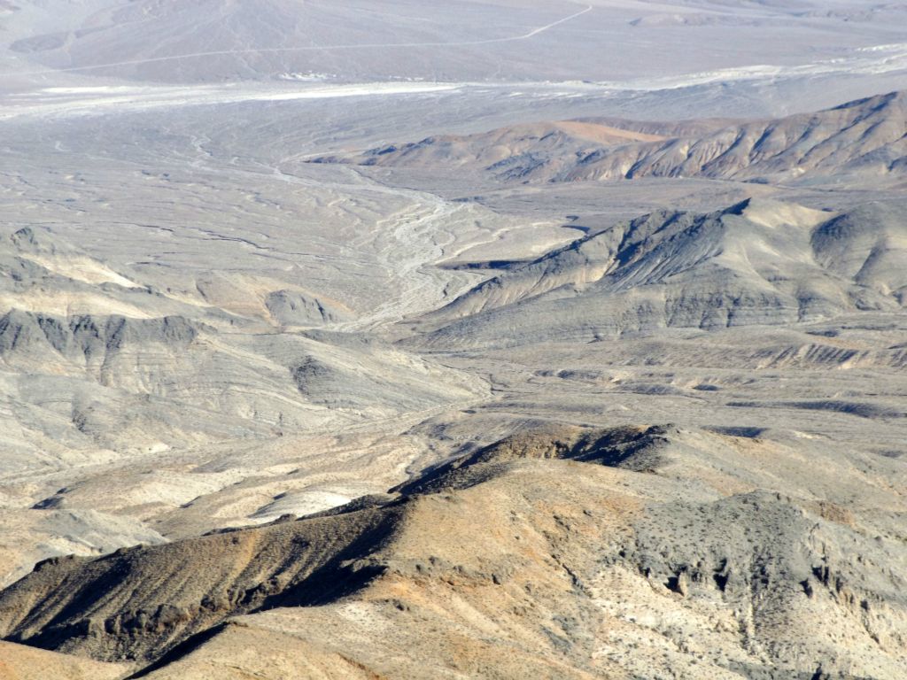 Looking down at the route we would need to take later to get back to camp and then our vehicle: