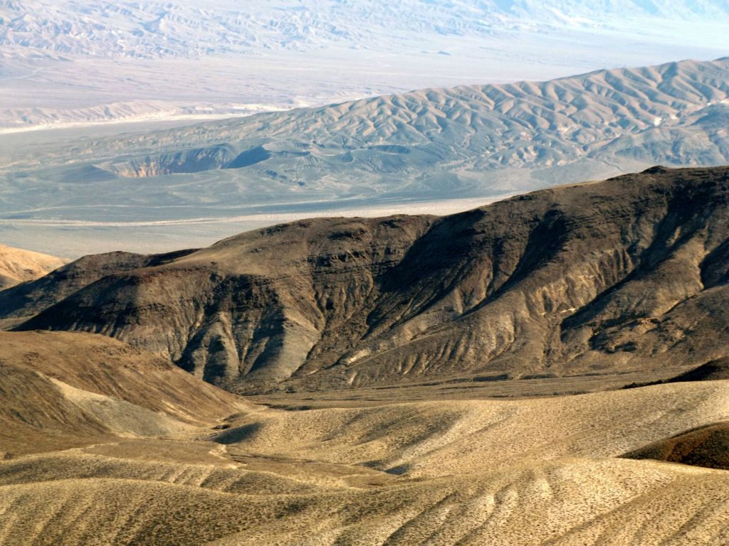 Other than the Eureka Dunes view, my other favorite view from the summit was looking to the southeast toward Ubehebe Crater: