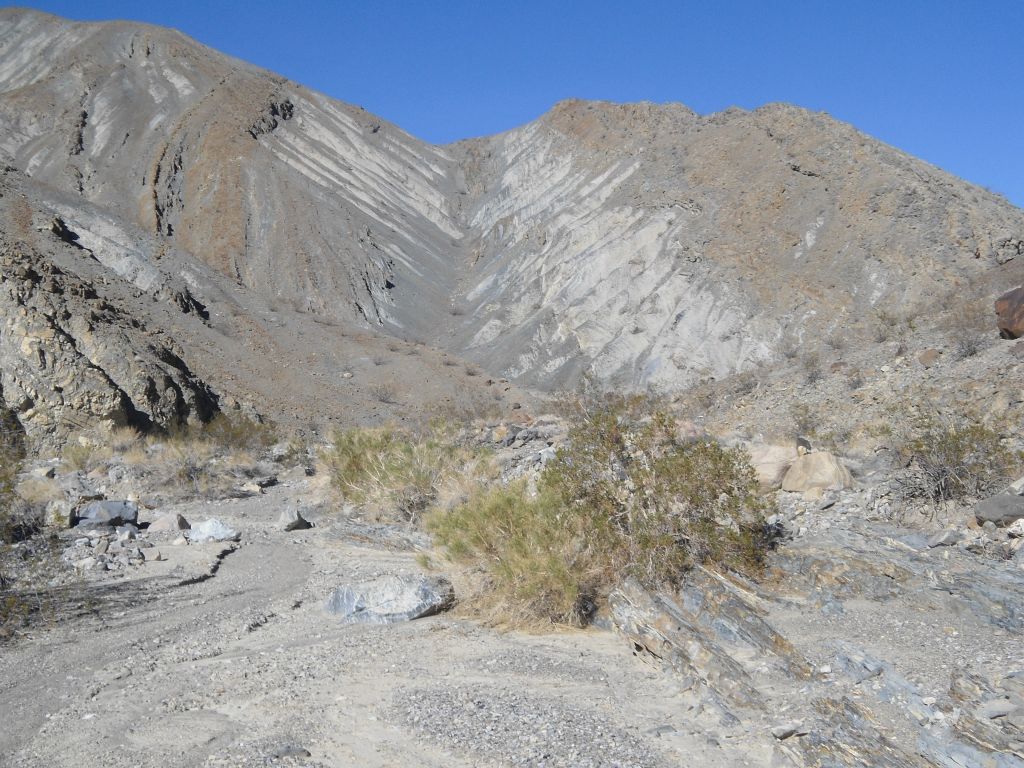 The canyon continues winding toward the hillsides: