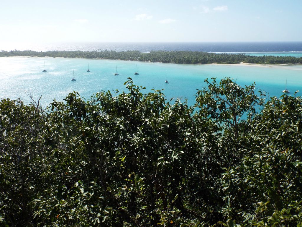 Looking back to the east.  Note the six sailboats visible in this picture.  We will be seeing different vantage points of these sailboats on the way up: