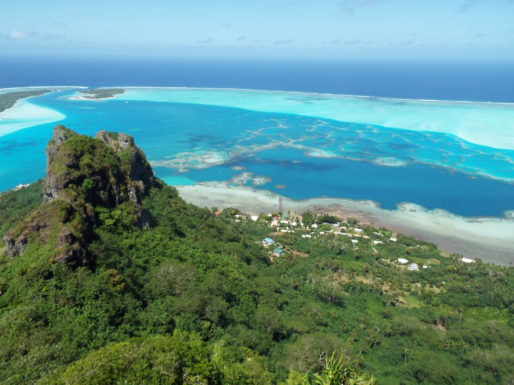 And an overview looking to the right of Mt. Hotu Paraoa: