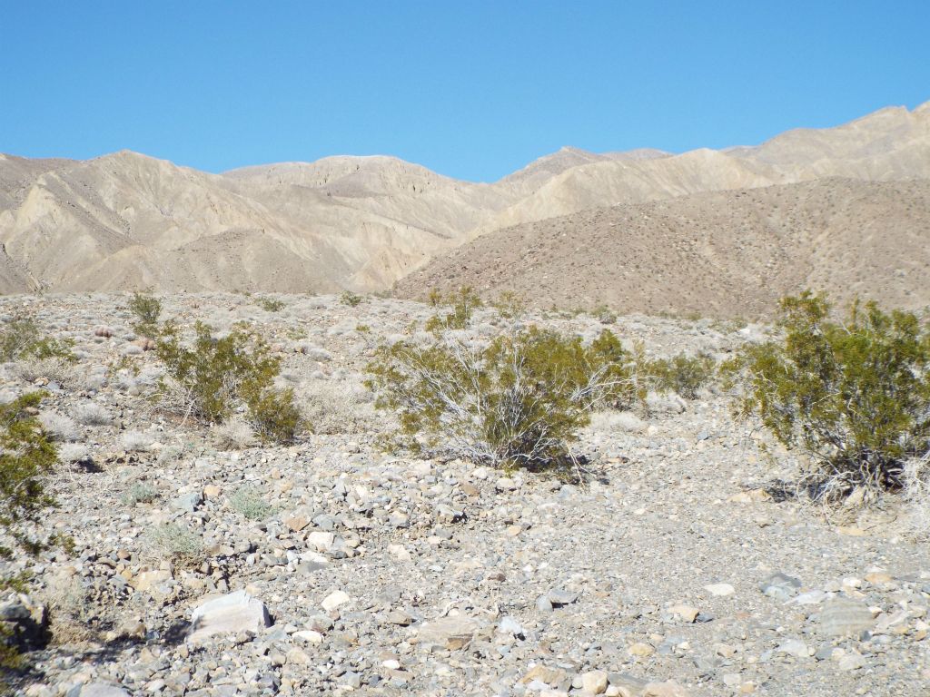 The fan got even more rocky and steeper once we turned off to the left: