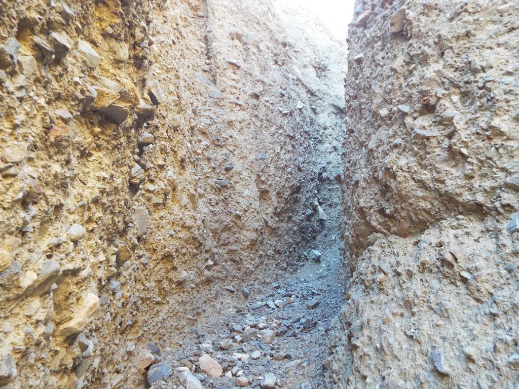 It can't get much narrower than this.  The Secret Slot just kept going and getting better around each bend: