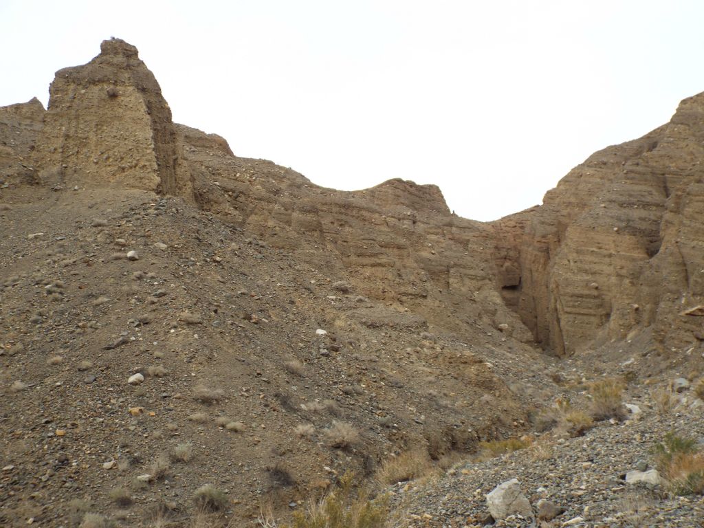 View to the left from the junction showing the main canyon closing into the area that we call Nemo Slot: