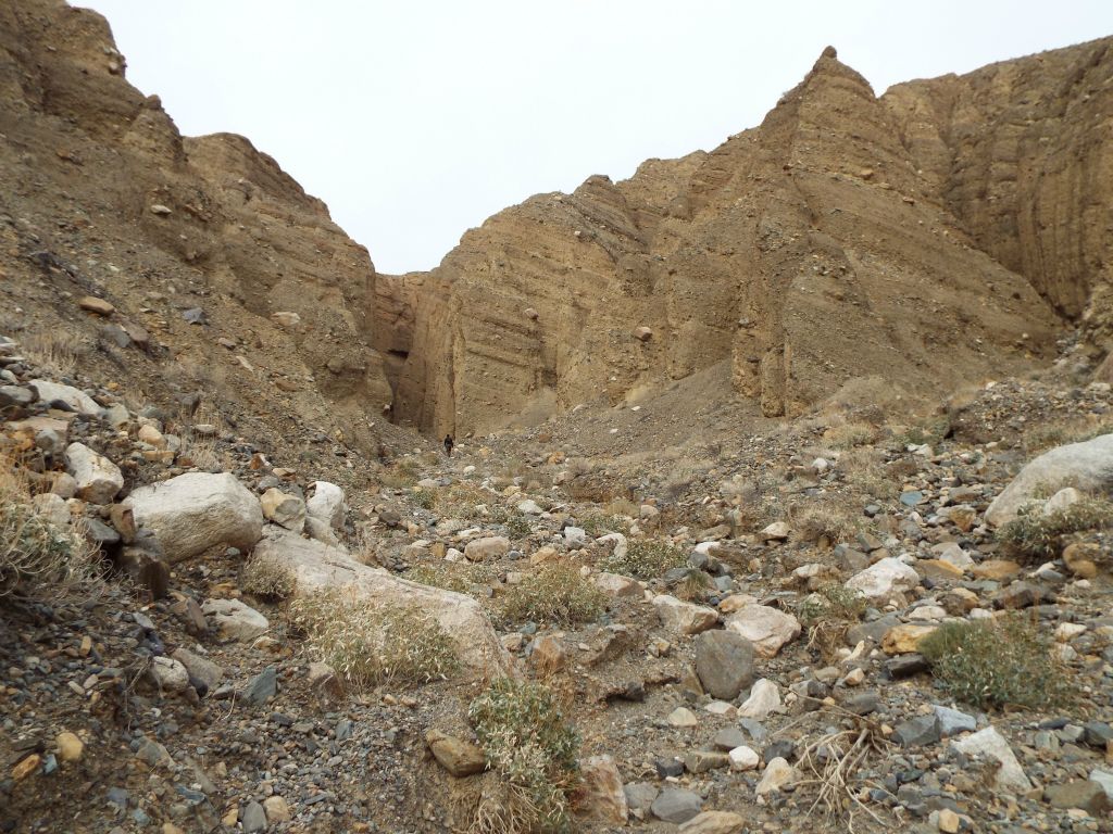 Now back at the major junction in the canyon with our sights set on exploring the narrows in the distance: