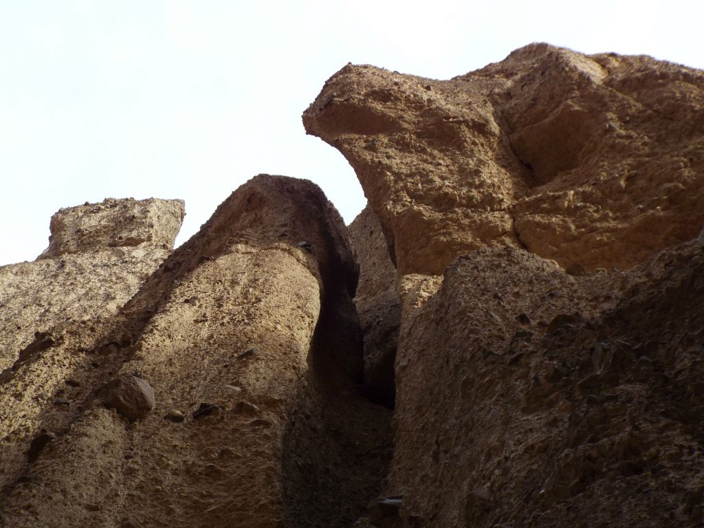 The formation on the right is overhanging the canyon wall quite far: