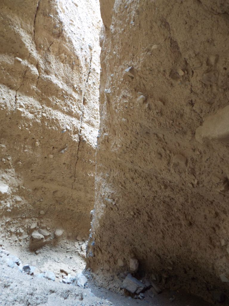 Gorgeous vertical slot canyon walls: