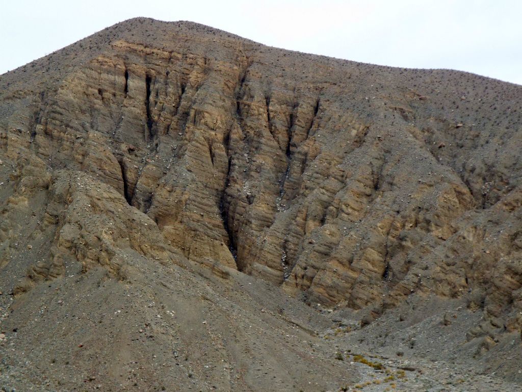 From the top of the foothills, I could zoom way in on the back headwall of Nemo Slot: