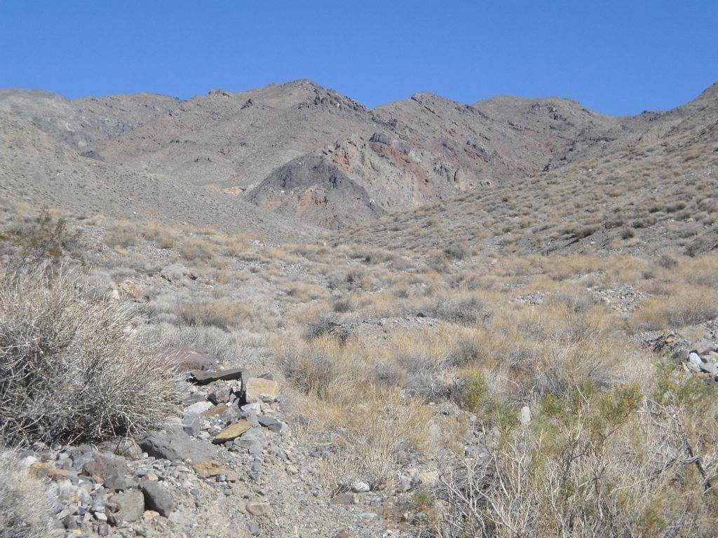 The Ridges Section contains sloping hills going high up each side of the canyon.  The hills are divided by drainages and provide for interesting scenery: