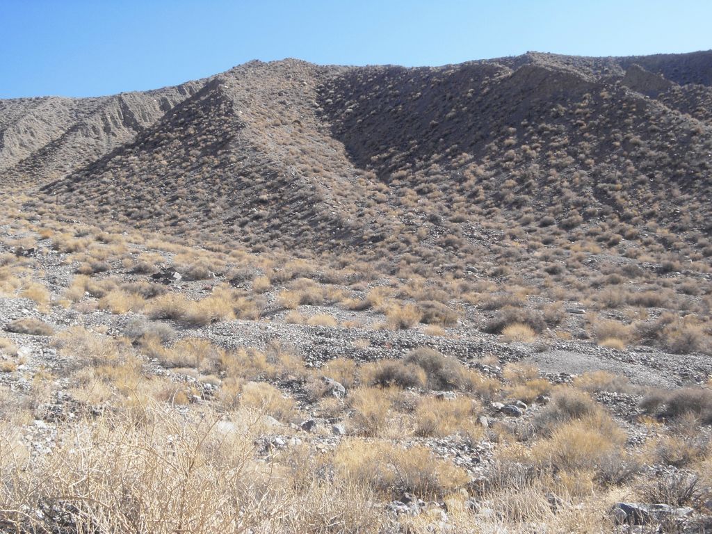 One more look directly across the wash at the Ridges Section before heading up canyon: