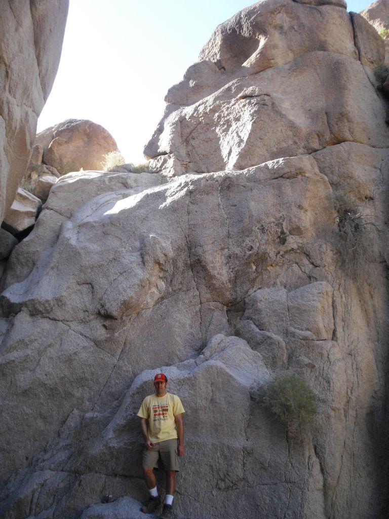 We ended up running into another dead end at the 2nd dry fall.  There was no safe way to climb it: