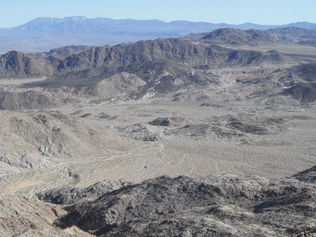Again looking down toward the upper basin part of Through Canyon: