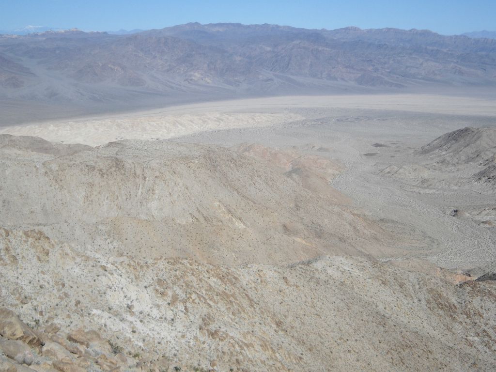We could see the southern end of the Confidence Hills as they began to take shape: