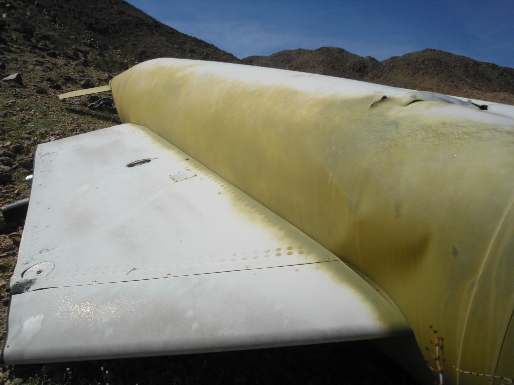 Two final close-up views of the fuel tank.  It was quite interesting to spend some time checking this out.  Definitely worth the hike out here: