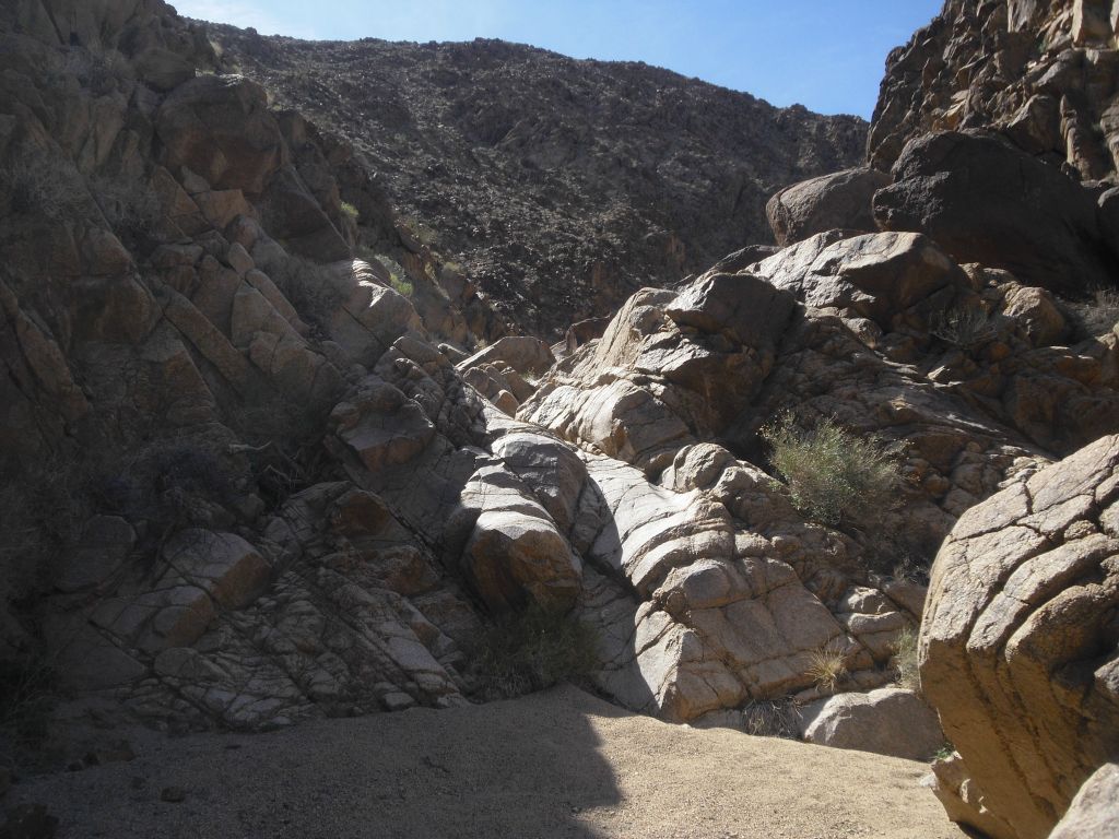 The first dry fall which had to be climbed.  Not much of a challenge: