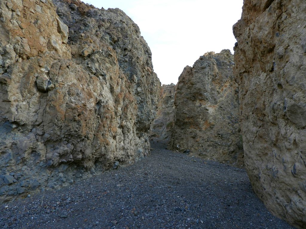 "Ever-Changing" is an appropriate part of the canyon name because notice how quickly the canyon transitions into a different rock type: