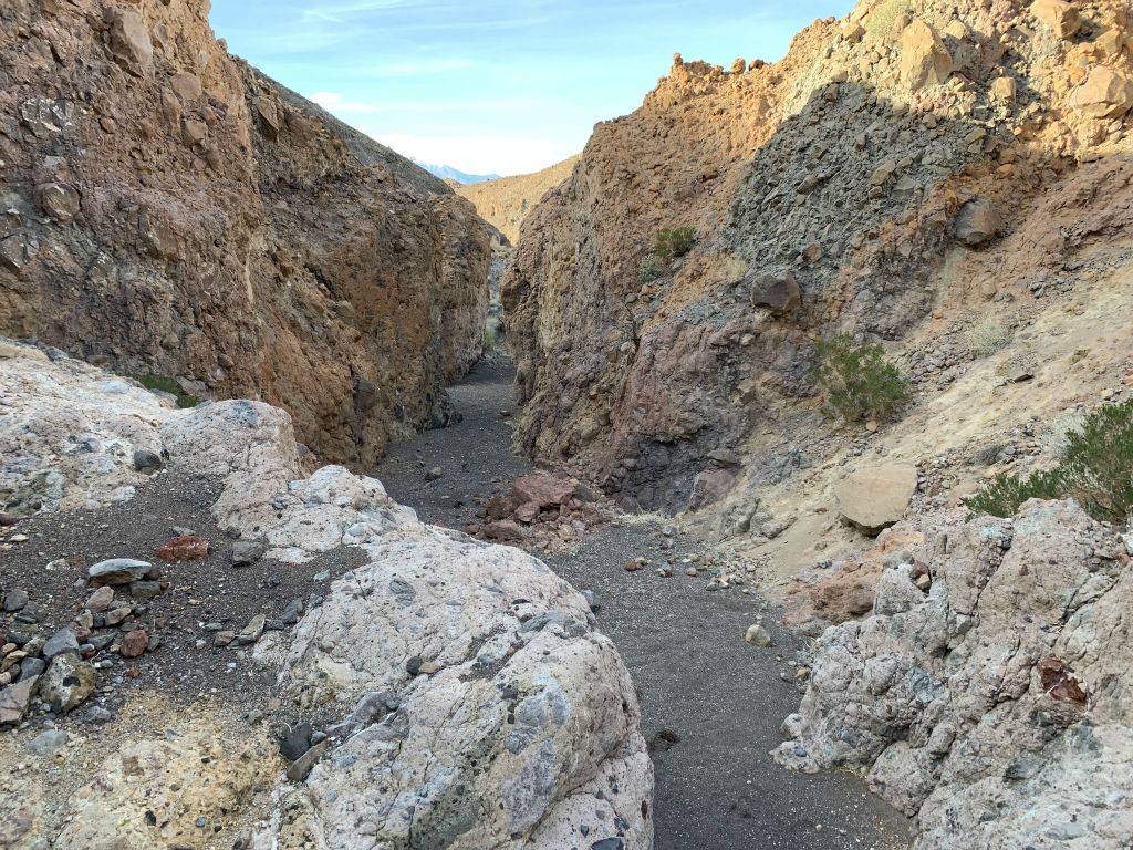 There is so much to see even in this one single photograph.  All the shades of colors, the unique shape of the narrows, and the gentle wash which passes through: