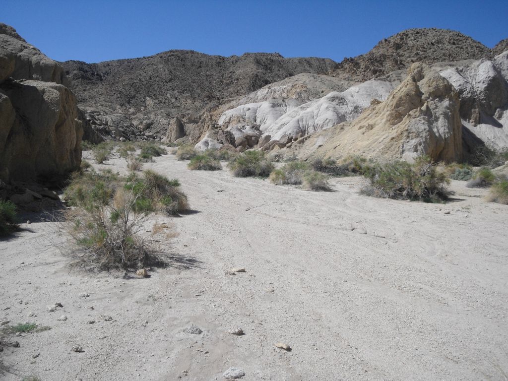 This is much better (and prettier) walking than trying to cut across endless drainages: