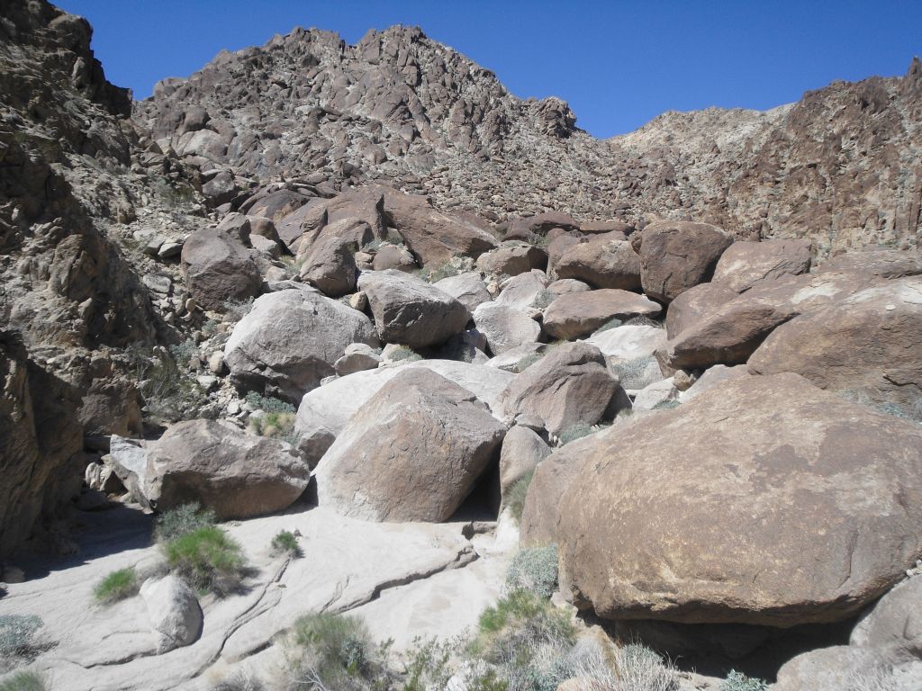 Next up is one of the coolest parts of Sand Canyon-- the bouldering section: