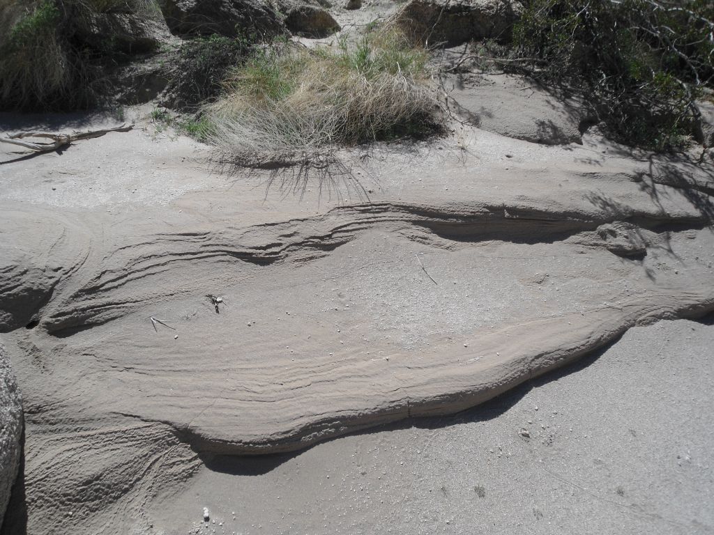 Another shelf of sand sitting inside of Sand Canyon: