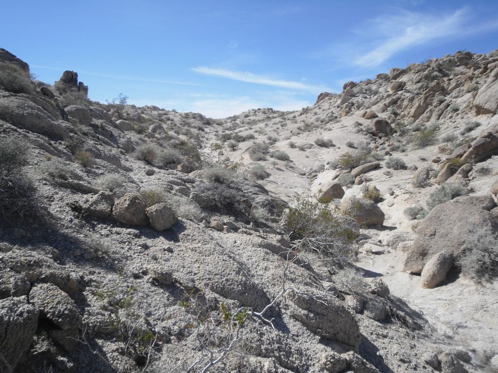 And looking ahead to the final stretch leading to the ridge: